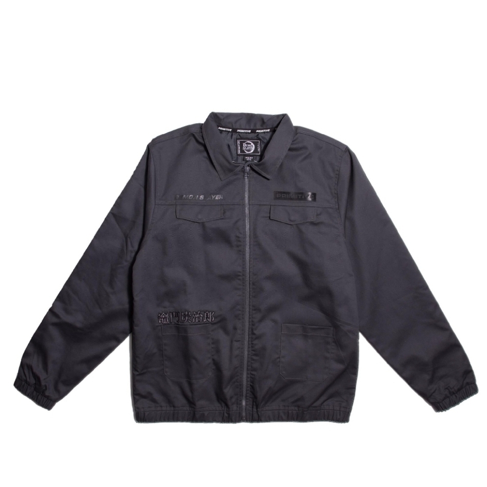 Primitive Black Jacket Primitive X Demon Slayer Jacket, Dark Gray Tanjiro Ka - Picture 2 of 2